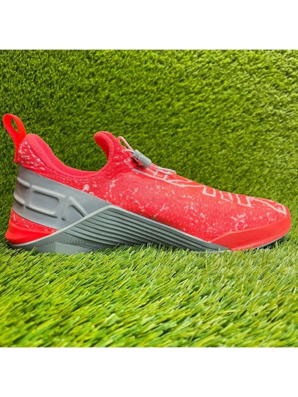 Nike React Metcon Mens Size 10.5 Red Gray Running Training Gym Shoes Sneakers